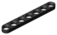 Plaatje in Gallery viewer laden, LEGO® los onderdeel Technische Hefbalk in kleur Zwart 32065