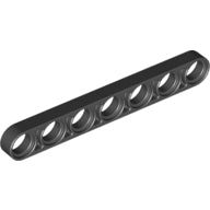 Plaatje in Gallery viewer laden, LEGO® los onderdeel Technische Hefbalk in kleur Zwart 32065