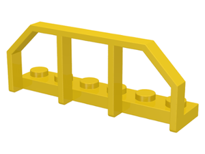 LEGO® los onderdeel Plaat Aangepast in kleur Geel 6583