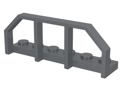 LEGO® Plaat Aangepast Donker Blauwachtig Grijs 6583