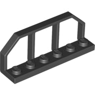 Plaatje in Gallery viewer laden, LEGO® los onderdeel Plaat Aangepast in kleur Zwart 6583