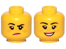 Plaatje in Gallery viewer laden, LEGO® los onderdeel Hoofd in kleur Geel 3626cpb2455