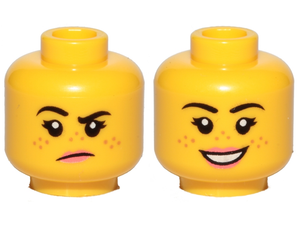 LEGO® los onderdeel Hoofd in kleur Geel 3626cpb2455