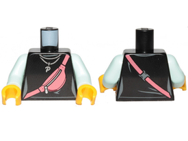 LEGO® los onderdeel Lijf met Motief Zwart 973pb3639c01