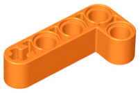 Plaatje in Gallery viewer laden, LEGO® los onderdeel Technische Hefbalk in kleur Oranje 32140