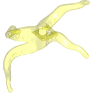 LEGO® onderdeel Lijf Accessoire Doorzichtig Neon Groen 53800