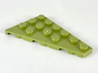 LEGO® los onderdeel Wig Plaat in kleur Olijfgroen 48205