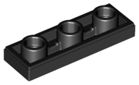 LEGO® los onderdeel Tegel Aangepast in kleur Zwart 35459