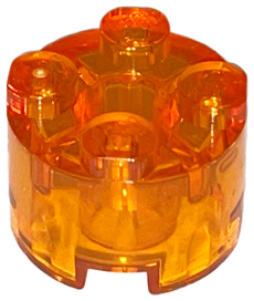 LEGO® los onderdeel Steen Rond Doorzichtig Oranje 3941
