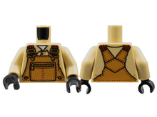 Plaatje in Gallery viewer laden, LEGO® los onderdeel Lijf met Motief Geelbruin 973pb3636c01