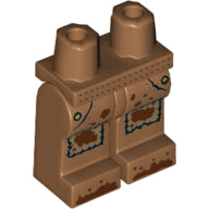 Plaatje in Gallery viewer laden, LEGO® onderdeel Benen met Motief Medium Noga 970c00pb0994