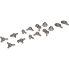 LEGO® los onderdeel Wapen in kleur Parel Donkergrijs 50018