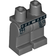LEGO® Benen met Motief Donker Blauwachtig Grijs 970c00pb1055