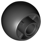 LEGO® los onderdeel Wiel in kleur Zwart 55889