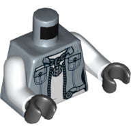 LEGO® los onderdeel Lijf met Motief Zandblauw 973pb3777c01