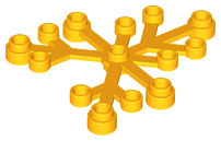 Plaatje in Gallery viewer laden, LEGO® los onderdeel Plant &amp; Struik Helder Licht Oranje 2417