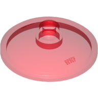 LEGO® los onderdeel Schaal in kleur Doorzichtig Rood 43898