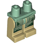 LEGO® los onderdeel Benen met Motief Zandgroen 970c02pb18