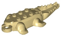 Plaatje in Gallery viewer laden, LEGO® los onderdeel Dier Onderdelen in kleur Geelbruin 18904