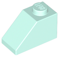 Plaatje in Gallery viewer laden, LEGO® los onderdeel Dakpan Algemeen in kleur Licht Aqua 3040