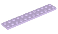 LEGO® los onderdeel Plaat Algemeen in kleur Lavendel 2445