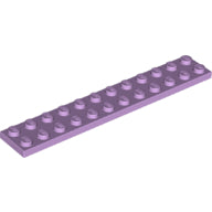 LEGO® los onderdeel Plaat Algemeen in kleur Lavendel 2445