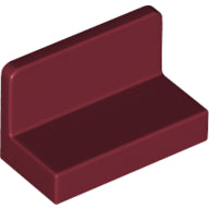 Plaatje in Gallery viewer laden, LEGO® los onderdeel Paneel in kleur Donkerrood 4865b