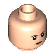 Plaatje in Gallery viewer laden, LEGO® los onderdeel Hoofd in kleur Lichte Noga 3626pb2394