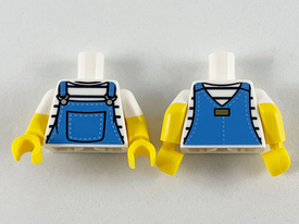 LEGO® los onderdeel Lijf met Motief Wit 973pb3656c01