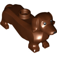 LEGO® los onderdeel Landdier Roodachtig Bruin 53075pb01