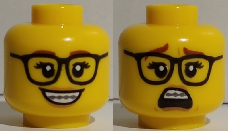 LEGO® los onderdeel Hoofd in kleur Geel 3626cpb2589