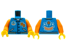 Plaatje in Gallery viewer laden, LEGO® Lijf met Motief Donker Azuurblauw 973pb3855c01