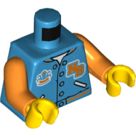 LEGO® Lijf met Motief Donker Azuurblauw 973pb3855c01