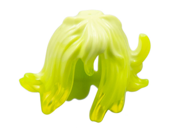 LEGO® los onderdeel Haar in kleur Geelachtig Groen 53801pb01