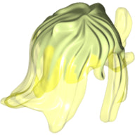 LEGO® los onderdeel Haar in kleur Geelachtig Groen 53801pb01