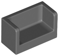 LEGO® los onderdeel Paneel Donker Blauwachtig Grijs 23969