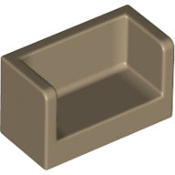 LEGO® los onderdeel Paneel in kleur Donker Geelbruin 23969