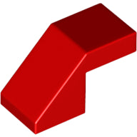 LEGO® los onderdeel Dakpan Algemeen in kleur Rood 28192