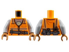LEGO® los onderdeel Lijf met Motief Oranje 973pb3675c01