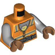 LEGO® los onderdeel Lijf met Motief Oranje 973pb3675c01
