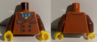 LEGO® onderdeel Lijf met Motief Donker Oranje 973pb3854c01