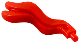 LEGO® los onderdeel Hoofddeksel Accessoire Rood 44740