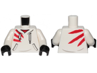 LEGO® los onderdeel Lijf met Motief Wit 973pb3635c01
