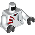 LEGO® los onderdeel Lijf met Motief Wit 973pb3635c01