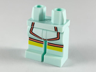 LEGO® los onderdeel Benen met Motief Licht Aqua 970c00pb1025