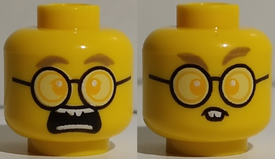 LEGO® los onderdeel Hoofd in kleur Geel 3626cpb2590