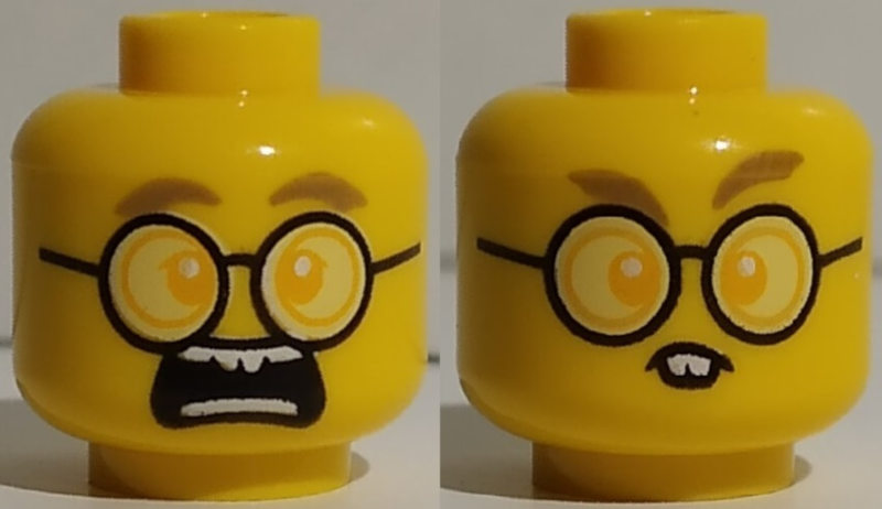 LEGO® los onderdeel Hoofd in kleur Geel 3626cpb2590