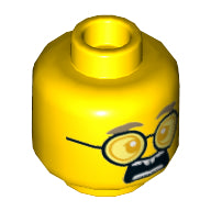 Plaatje in Gallery viewer laden, LEGO® los onderdeel Hoofd in kleur Geel 3626cpb2590