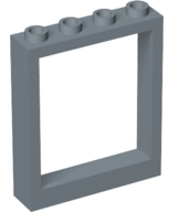 LEGO® los onderdeel Deurkozijn in kleur Zandblauw 6154