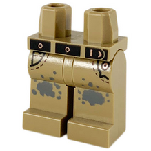 Plaatje in Gallery viewer laden, LEGO® Benen met Motief Donker Geelbruin 970c00pb1014